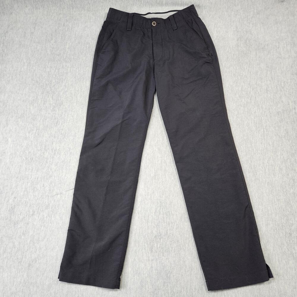 Under Armour Pants Mens 30x30 Black Chino Loose Fit Match Play Golf Stretch